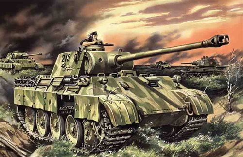 ICM 35361 Pz.Kpfw.V Panther Ausf.D WWII tysk kampvogn 1/35