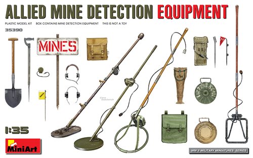 Mini Art 35390 Allieret minesøger udstyr 1/35