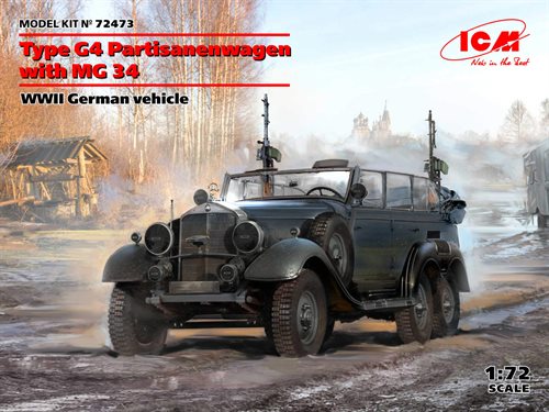 ICM 72473 Type G4 partisanbil med MG 34 WW2 1/72