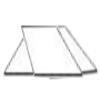 Evergreen 9030. 2 stk plastik plade. Hvid
