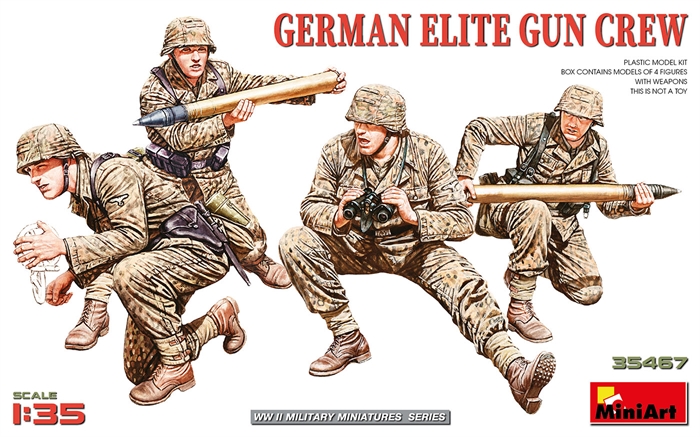 MiniArt 35467 MiniArt GERMAN ELITE GUN CREW 1/35