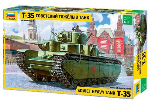 Zvezda 3667 T-35 Heavy Sov. tank 1/35