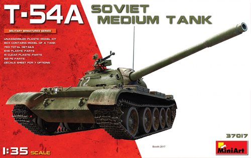 MiniArt 37017  T-54A SOVIET MEDIUM TANK 1/35 