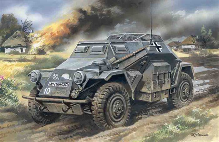 ICM 72431 1/72 Sdkfz260,Germ.Radio Com.Veh.