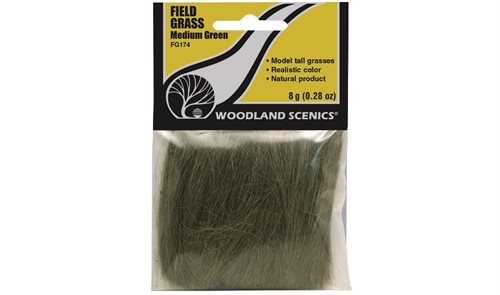 Woodland Scenics FG 174 Siv, Mellem grøn, 8 gr, 5.08 cm højt