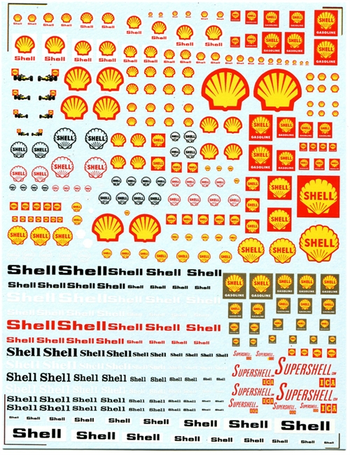 DMC Decals SP-001 Shell 1/24 - 1/32 - 1/43