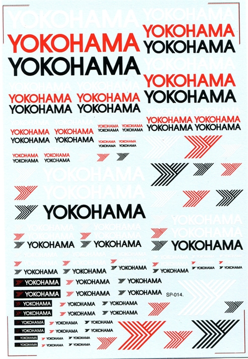 DMC Decals SP-014 Yokohama 1/24 - 1/32 - 1/43