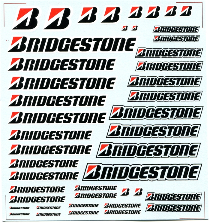 DMC Decals SP-015 Bridgestone 1/24 - 1/32 - 1/43