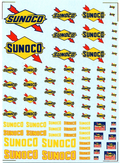 DMC Decals SP-017 Sunoco 1/24 - 1/32 - 1/43