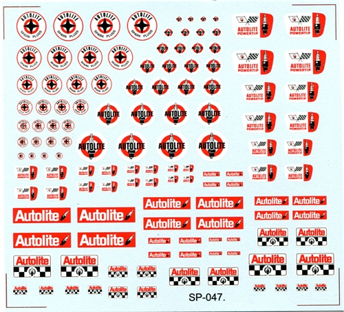 DMC Decals SP-047 Autolite 1/24 - 1/32 - 1/43