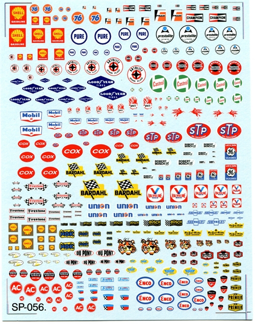 DMC Decals SP-056 American sponsordecals (1) 1/24 - 1/32 - 1/43