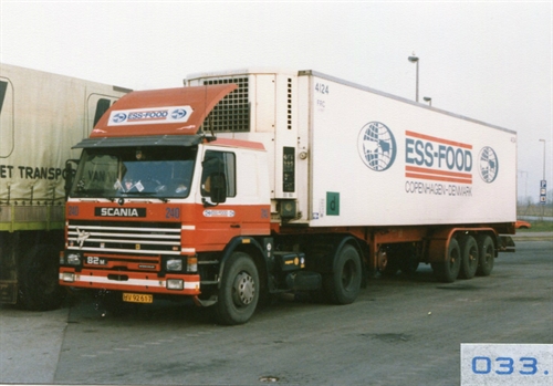 DMC Decals 87-033 ESS-Food (DK) Scania 82M 1/87