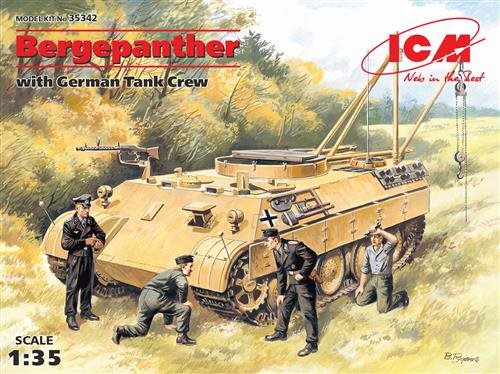 ICM 35342 1/35 Bergepanth.w.Germ.Tank Crew