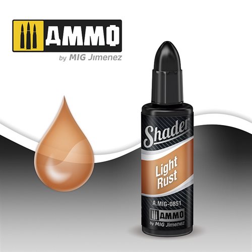 Ammo By MIG 0851 LIGHT RUST SHADER, 10 ml
