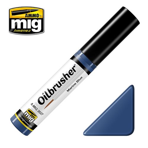 Ammo by MIG 3527 Oilbrusher MARINE BLUE