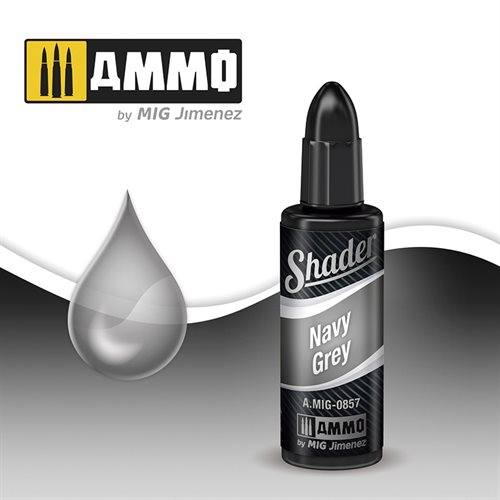 Ammo By MIG 0857 NAVY GREY SHADER, 10 ml