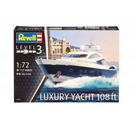 Revell 05145 Luxury Yacht 108ft 1/72