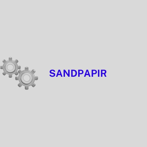 Sandpapir m.m.
