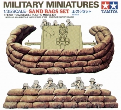 Tamiya 35025 Military Miniatures Sand Bags set 1/35
