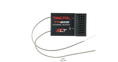 Tactic TR825 2.4GHz 8CH Twin Antenna Reciever