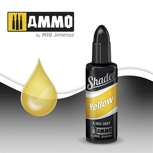 Ammo By MIG 0867 YELLOW  SHADER, 10 ml